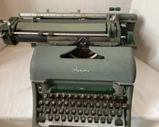 An Old Manual Olympia Typewriter