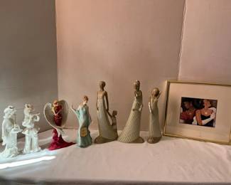Gloria Todd Jonas Print and Porcelain Figures