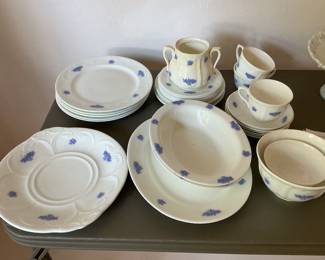 Set of Blue Chelsea China by Adderley