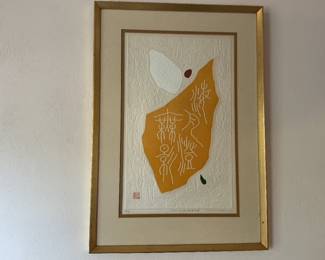 Haku Maki “Poem” woodcut