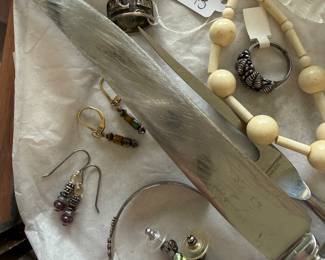Earrings, rings, bracelets