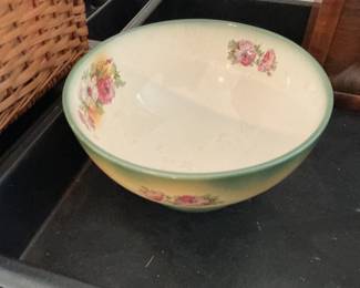 W.S. George Pottery serving bowl early to mid 1900s.
