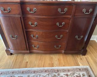 Mahogany Buffet cabinet. Part of dining room set.... table and china cabit not pictured.