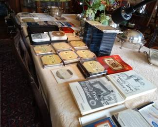 ThenThere's This a half Dining Room Table FULL of"Family Tree" CDs & Books (Covers the birth and death records back to the 1600s + All sorts of Records!