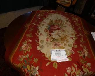 This is Truely an Inspired Work of Art - A Hand Needlepointed aubusson Tapestry / Carpet but too good to go on the floor - It's Fullyy Lined