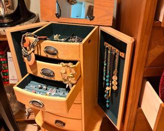 Standing Jewelry Cabinet