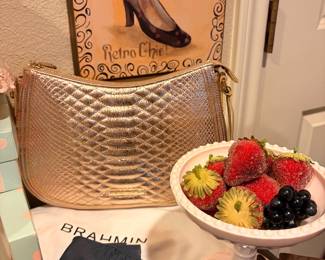 Gold Brahmin Handbag like new