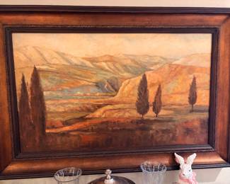 Large Southwestern Oil Painting