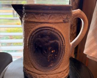 Antique Milk Pitcher Collector's Item Late 1800 to Early 1900 Western Stoneware Co. Made in Pennsylvania