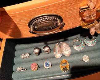 Assorted Costume and Sterling Silver Jewelry