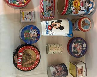 Vintage Cartoon Storage Cans