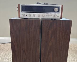 Vintage audio system likely from the 1970s Condition is good Untested