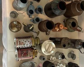 Antique Metal Cans