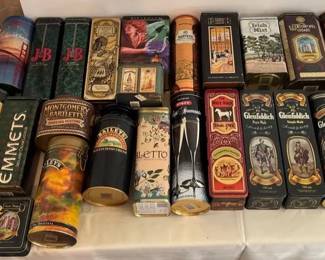 Vintage EMPTY Liquor Boxes