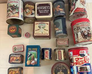 Collectible Antique Popular Brand Cans