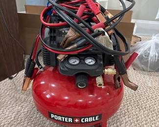Porter cable 6 Gallon pancake Air compressor Condition is good tested.