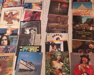 Vintage Old Records With Sleeves