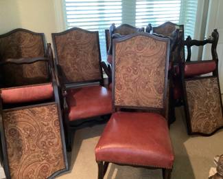 8 dining chairs $400