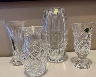 Waterford crystal vases