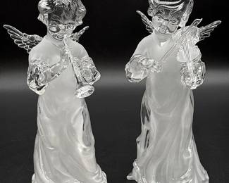 Roman, Inc Resin Frosted Replicas Of Mikasa Angel Figurines