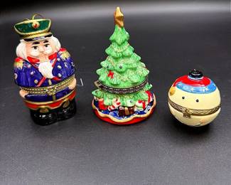 Christmas/Winter Themed Trinket Boxes