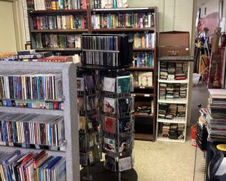Vinyl records are $3. All other media $1 each..