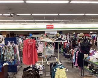 All clothes $1 unless marked otherwise.