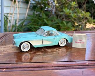 044 franklinmint1956chevroletcorvettedi