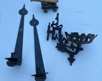 144 castironwallsconcewroughtironcandl