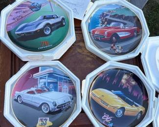 040 fourfranklinmintcorvettecollectorpl