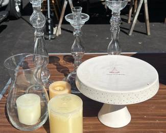 241 raedunncakestandandglasscandlestic