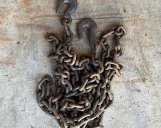 059 15footheavydutysteeltowchainwith
