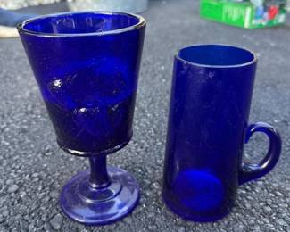 090 cobaltbluegobletandmug