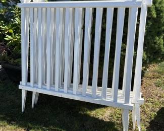 258 fivewhitedecorativegardenfencepanel