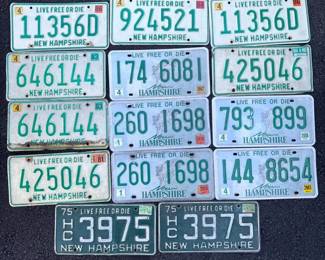 140 newhampshirelicenseplates1970s2020s