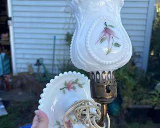 122 milkglassfloralwallsconce
