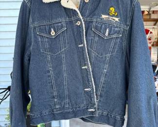216 looneytunessherpalineddenimjacket