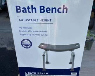 256 bathbenchadjustableheightslipresist