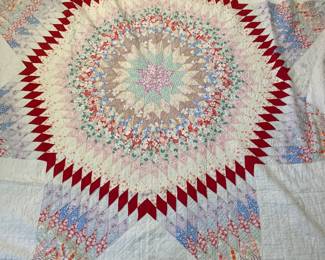Old hand stitched quilt 
