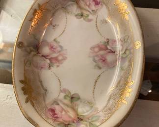 Hand painted Prussia dish