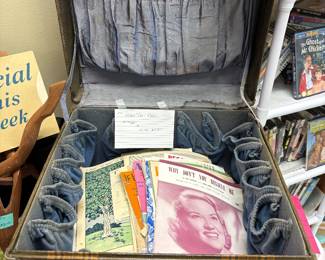 Vintage sheet music