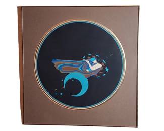 1976 Blue Moon John Luke Eastman Signed Print