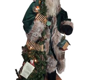 22" Ditz Hen House Father Christmas Santa #11/1500 37" Ditz Malachite Father Christmas Santa #79/1500