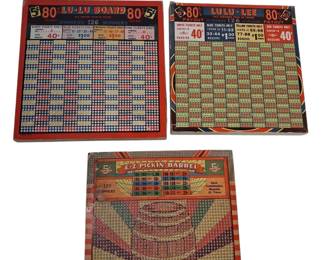 1930-50s UNPUNCHED Punch Boards