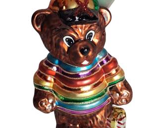 Christopher Radko 5.5" Cubbys Rainbow Ornament 