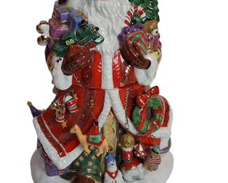 Christopher Radko Kris Kringle Candy Cookie Jar