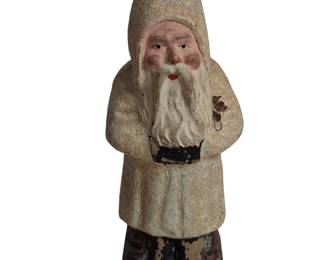 Antique German Belsnickle Santa Paper Mache