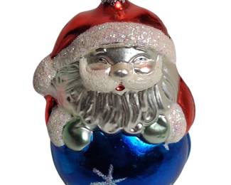 Vintage Inge-Glas German 4" Santa Ornament