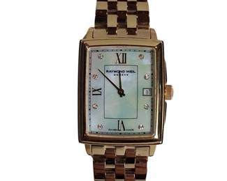 Raymond Weil Diamond and Mother of Pearl Face Womens Watch