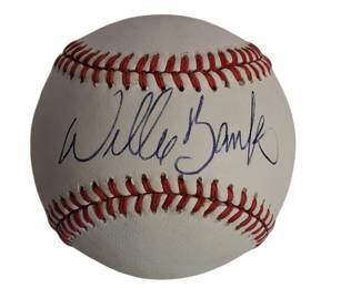 Willie Banks Minnesota Twins Signed Baseball
